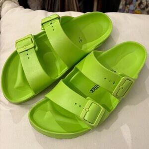 BIRKENSTOCK Arizona Essentials EVA Lime Green Sandals 🍋‍🟩